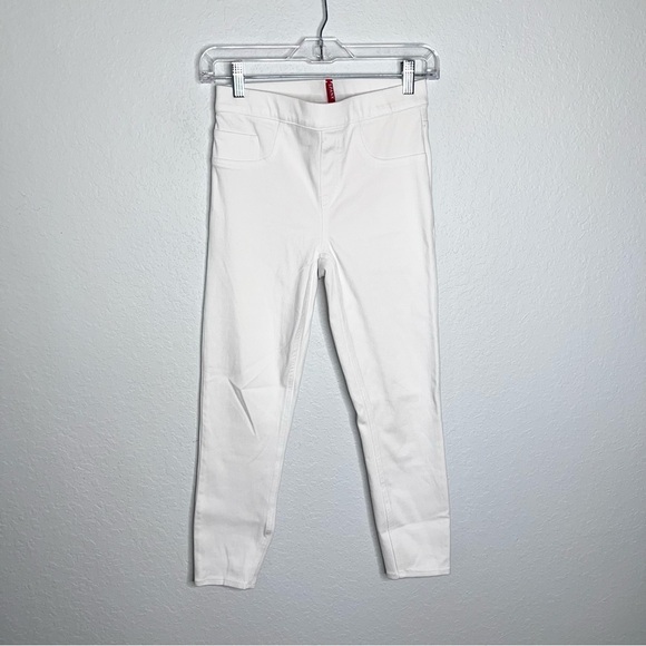 Spanx Jeans Women Small Jean-Ish Skinny White Tummy Control Jegging High Rise - Picture 1 of 8